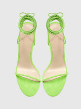 BARELY THERE SUEDE LACE-UP - LIME