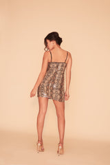 ON MY MIND DRESS - SNAKE