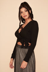 Bardot Top - Black