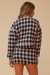 THE MATCHMAKER MATCHING SKIRT SET - BLACK/WHITE
