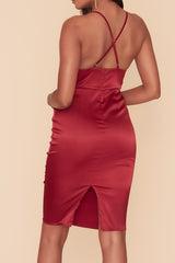 BRITNEY DRESS - RUBY