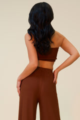 TAKE CONTROL MATCHING PANT SET - MOCHA