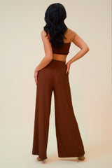 TAKE CONTROL MATCHING PANT SET - MOCHA