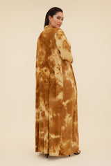 AFTER HOURS TIE-DYE MATCHING SET - MOCHA/MULTI