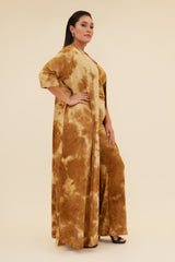 AFTER HOURS TIE-DYE MATCHING SET - MOCHA/MULTI