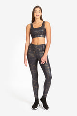 Vine Legging - Black/Gold