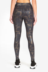 Vine Legging - Black/Gold