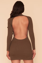 ON A ROLL DRESS - OLIVE