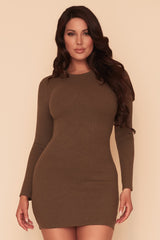 ON A ROLL DRESS - OLIVE
