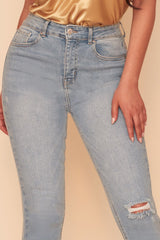 JUST THE WAY SKINNY JEAN - LIGHT WASH