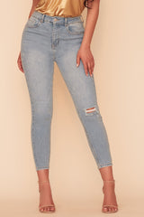 JUST THE WAY SKINNY JEAN - LIGHT WASH