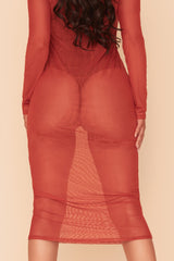 SHOW UP COVER DRESS - ORANGE