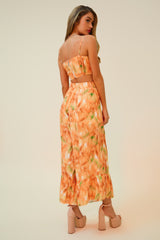 CHASING SUNSHINE MATCHING PANT SET - ORANGE/MULTI