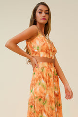 CHASING SUNSHINE MATCHING PANT SET - ORANGE/MULTI