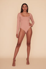SOLAR POWER BODYSUIT - MAUVE