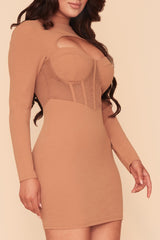 POINT ME OUT DRESS - NUDE