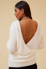 Selfie Sweater - White