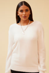 Selfie Sweater - White