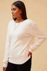 Selfie Sweater - White