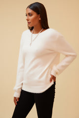 Selfie Sweater - White