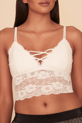TERI BRALETTE- WHITE