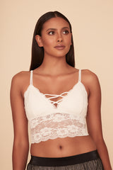 TERI BRALETTE- WHITE