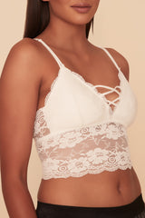 TERI BRALETTE- WHITE
