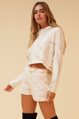 KRISTEN HOODIE - WHITE/COMBO