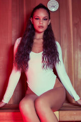 EGO ROUND NECK BODYSUIT - IVORY