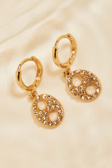 NIGHT OUT DANGLE EARRINGS - GOLD/MULTI
