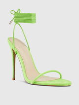 BARELY THERE SUEDE LACE-UP - LIME