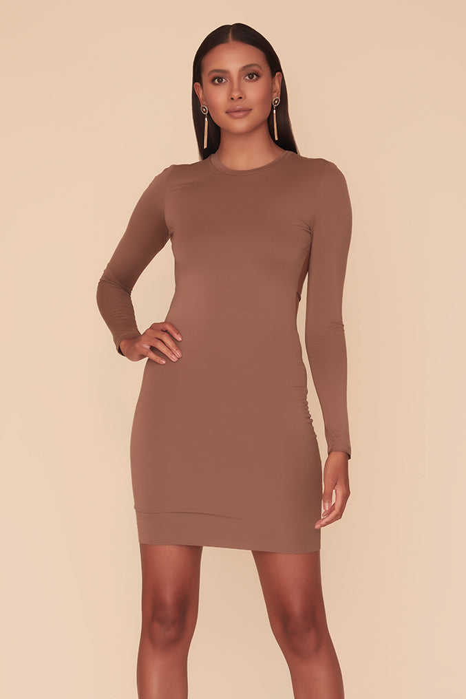 ELLA DRESS - MOCHA