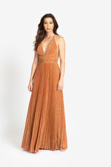 Marilyn Dress - Rust